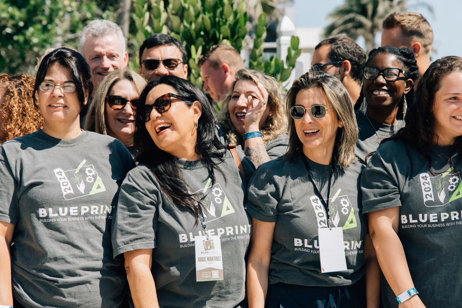 PCAH Blueprint Conference 2024 group photo, outdoor, matching t-shirts