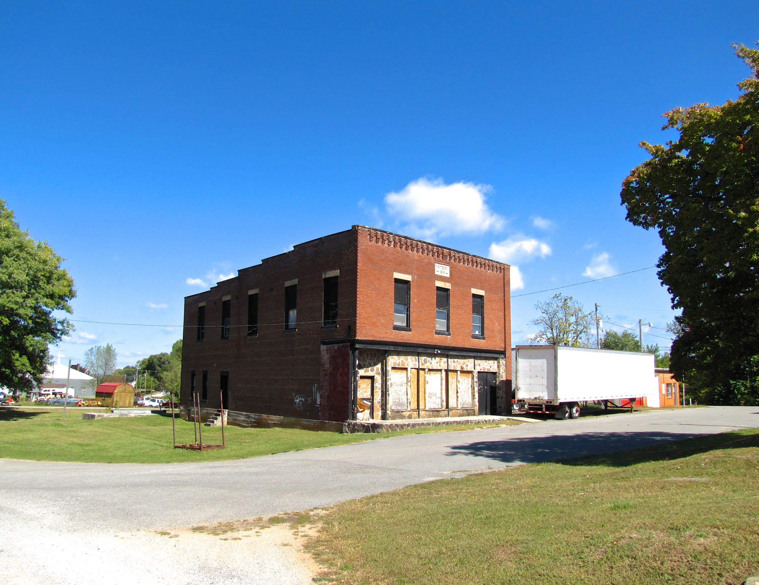 Historic W.S. Terry building in downtown Doyle, Tennessee