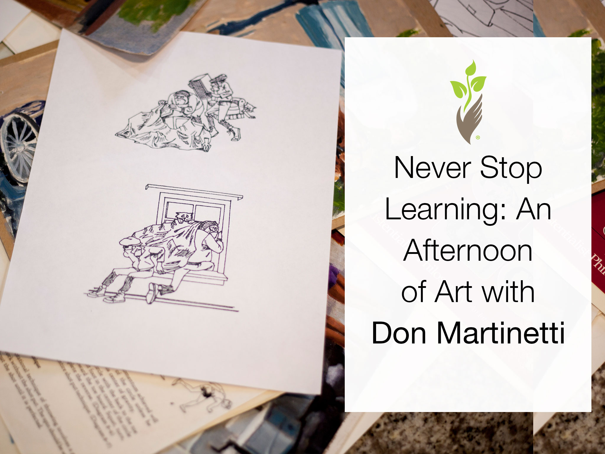 Never Stop Learning: An Afternoon of Art with Don Martinetti