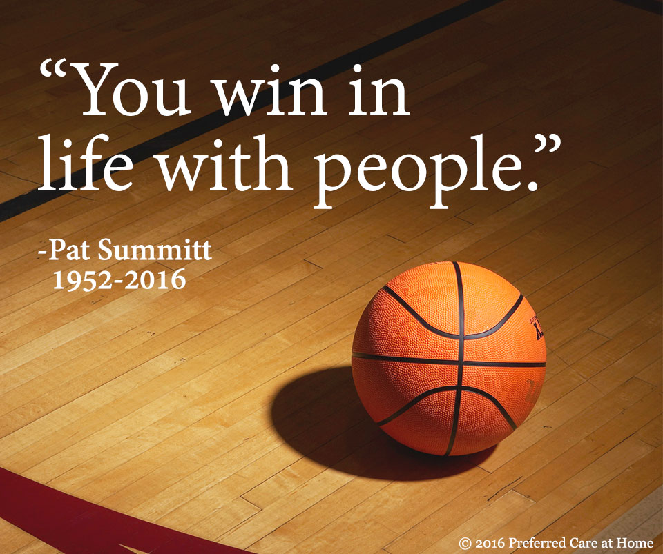 Pat Summitt: You Win in Life with People