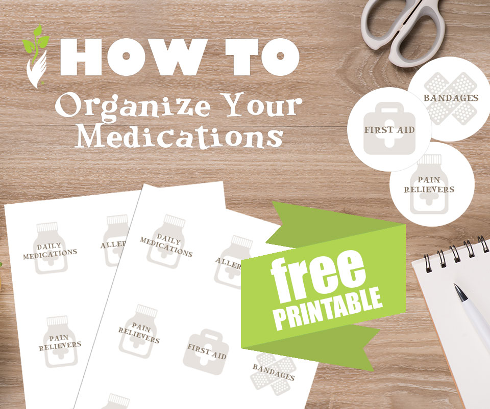 How to Organize Your Medications {Free Printable!} How to Organize Your Medications {Free Printable!}