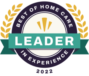 Preferred Care at Home award for being a Leader in Experience 2022 for outstanding senior care in Nashville, Hendersonville, Gallatin, White House, Madison, and surrounding areas.