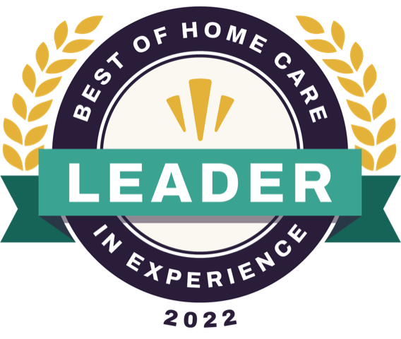 Preferred Care at Home award for being a Leader in Experience 2022 for outstanding senior care in Nashville, Hendersonville, Gallatin, White House, Madison, and surrounding areas.