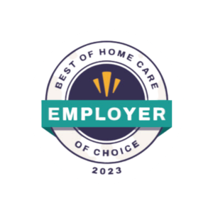 Best of Home Care Employer of Choice award 2023 for Preferred Care at Home's outstanding caregiver satisfaction in Nashville, Hendersonville, Gallatin, White House, Madison, and surrounding areas.