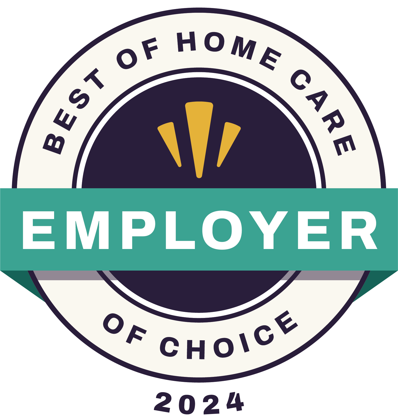 Best of Home Care Employer of Choice award 2024 for Preferred Care at Home's outstanding caregiver satisfaction in Anchorage, Alaska and surrounding areas.