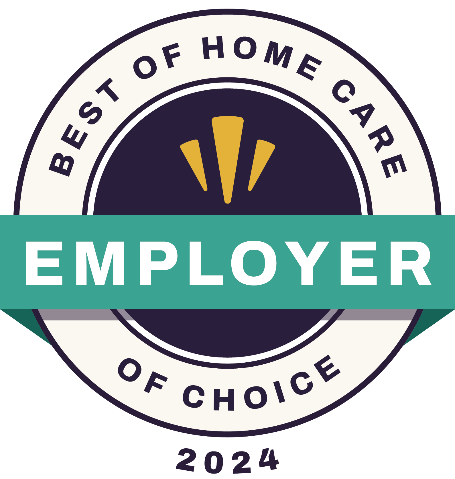 Best of Home Care Employer of Choice award 2024 for Preferred Care at Home's outstanding caregiver satisfaction in Nashville, Hendersonville, Madison, Gallatin, White House, and surrounding areas.