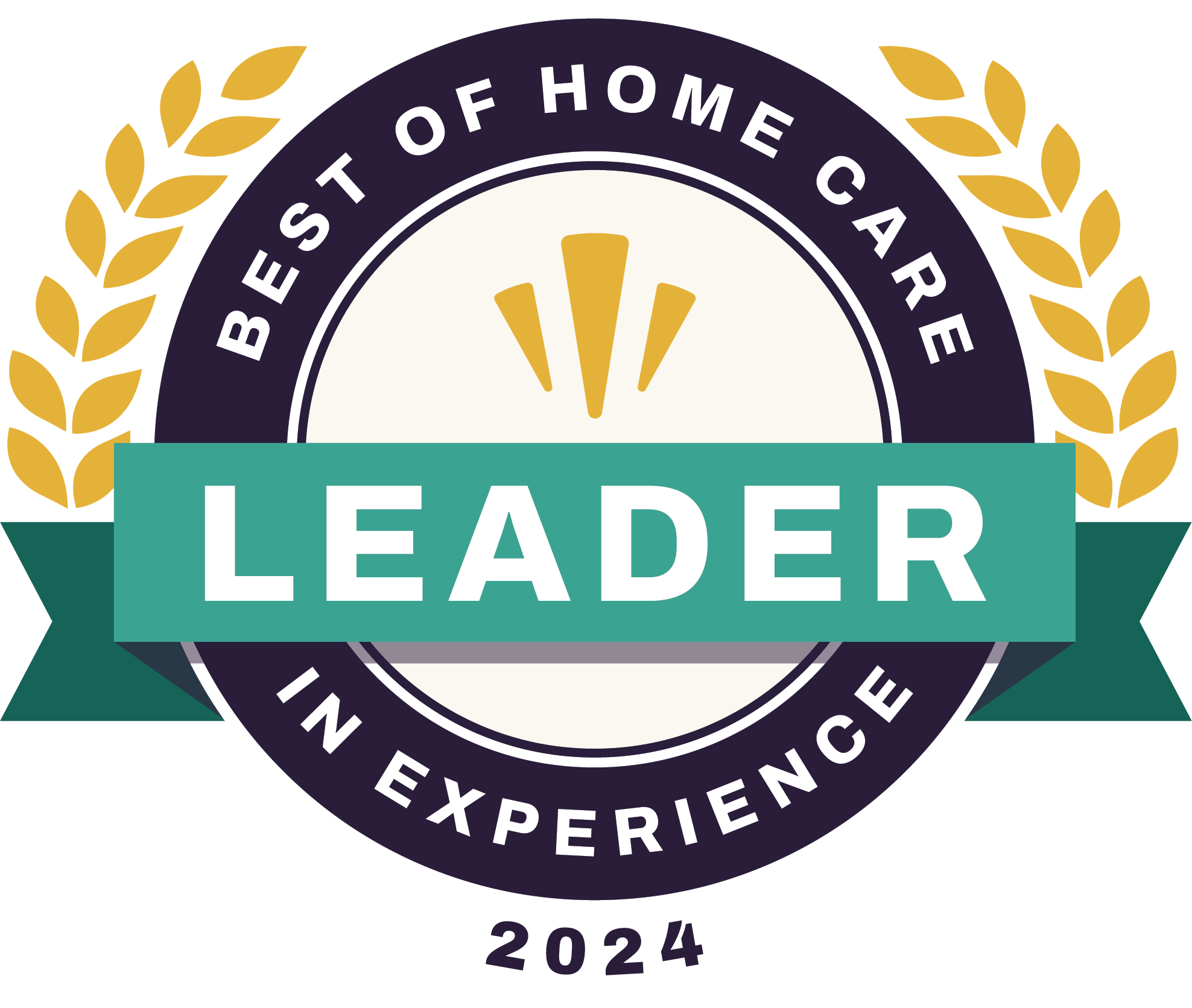 Preferred Care at Home award for being a Leader in Experience 2024 for outstanding senior care in Nashville, White House, Gallatin, Hendersonville, Madison, and surrounding areas.