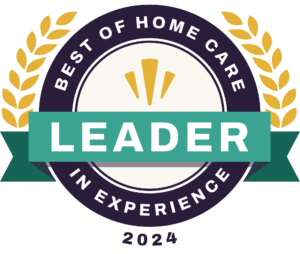 Preferred Care at Home award for being a Leader in Experience 2024 for outstanding senior care in Nashville, Tennessee and surrounding communities.