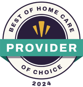 Preferred Care at Home Provider of Choice 2024 award for top-rated home care in Nashville, Hendersonville, White House, Gallatin, Madison, and surrounding areas.