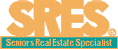 Seniors Real Estate Specialist (SRES) logo, representing a real estate professional with specialized knowledge for seniors and a valuable partner for senior home care in San Diego, California and surrounding communities.