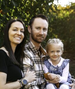 Justin Ballard, proud owner of Preferred Care at Home of Champlain Valley, pictured with his family.